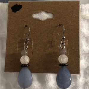 Dangly beaded earrings